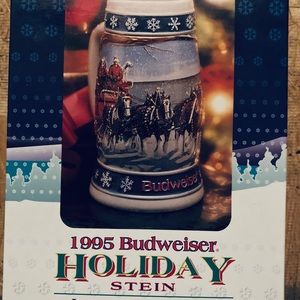1995 Budweiser Holiday Stein